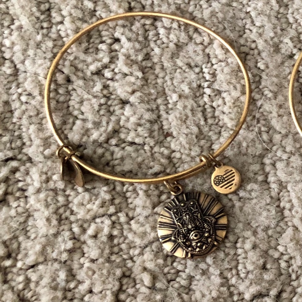 Gold hamsa Alex and Ani bracelet